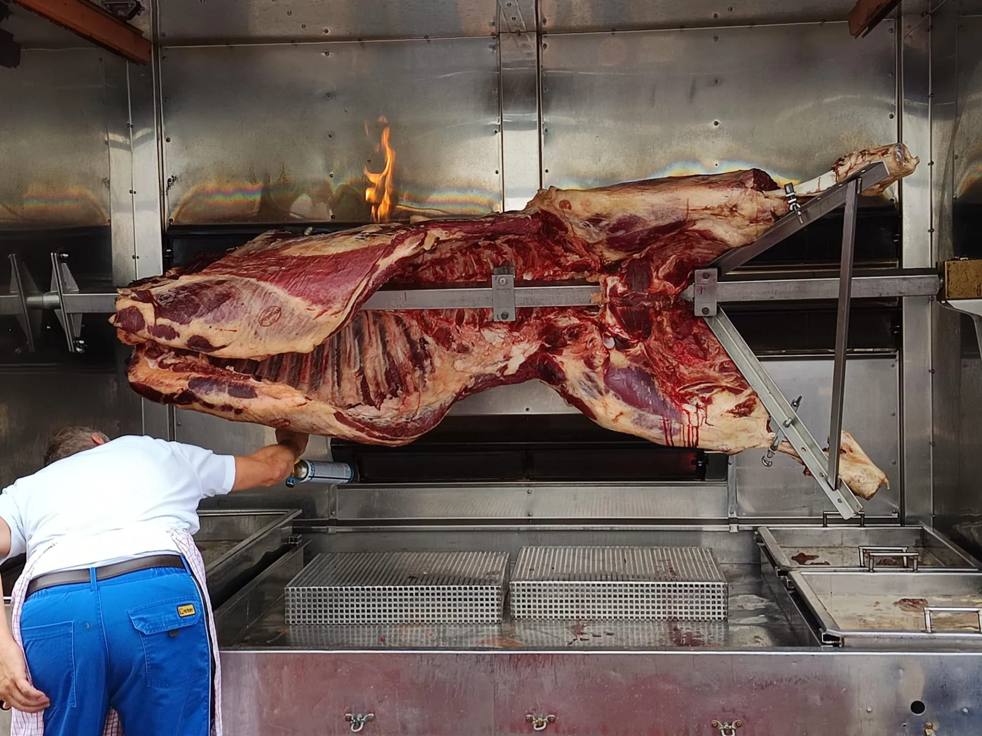 Boeuf a la broche